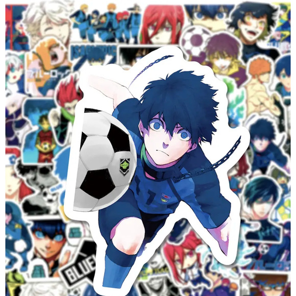Blue Lock Anime 50 Piece Sticker Set - Picture 1 of 6
